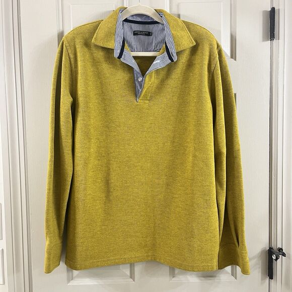 Gocce di Byron Portovenere Men’s XXL Cotton Citron Pullover Made In Italy EUC - Picture 2 of 15